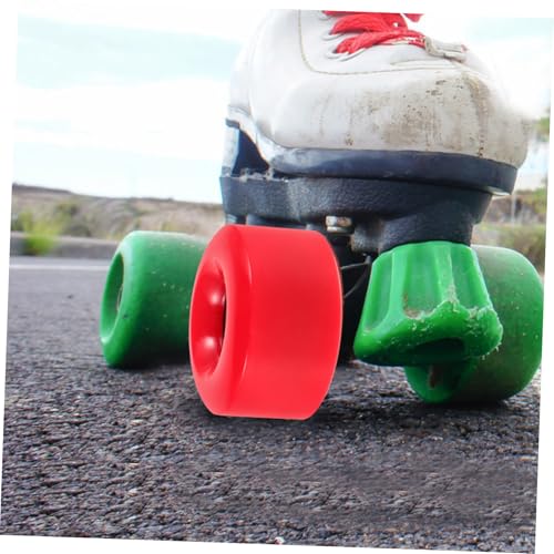 Roues de patins à roulettes accessoires polyuréthane lisses stables lot de 4 - 4