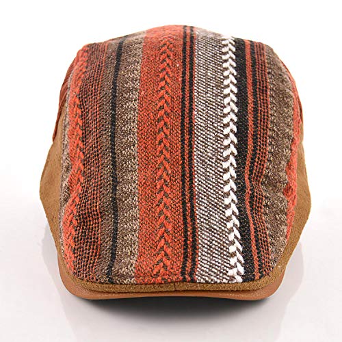 Image of M MOACC Men Beret Hat Cotton Adjustable Newsboy Hats Cabbie Gatsby Cap Driving Flat Caps