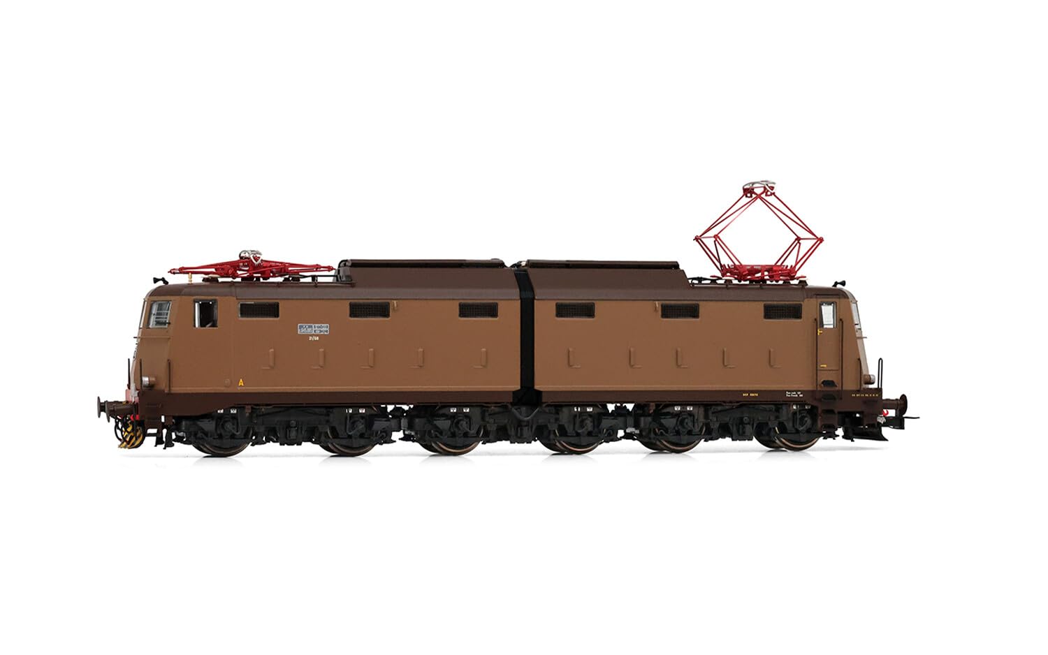 Rivarossi HR2934 FS, 6-axle electric locomotive E.645 1st series, castano/isabella livery, simplified FS logo