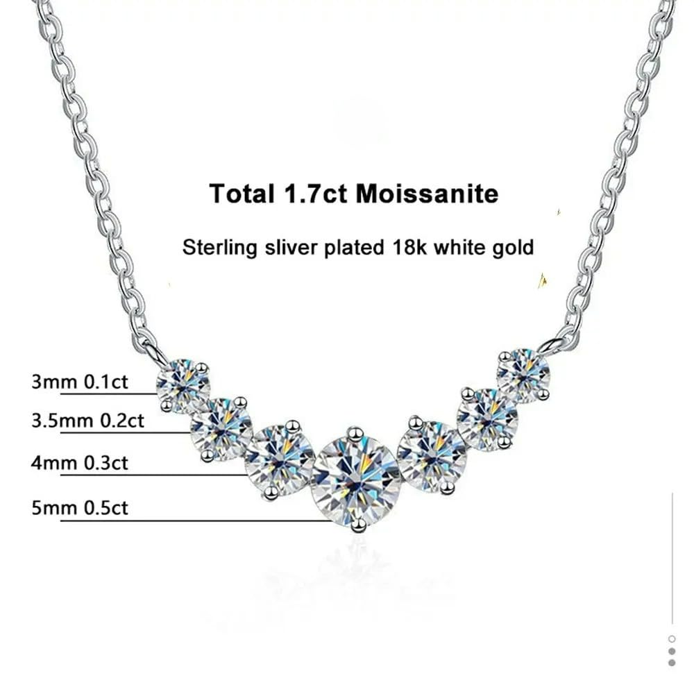 ネックレス・ペンダント TATIANA Silver 925 moissanite 05 carat necklace DN0001 ☆TATIANA☆ Silver 925 Moissanite 05 Carat Necklace DN0001