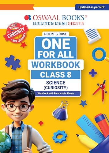 Image of Oswaal NCERT & CBSE One For All Workbook Science (Curiosity) Class 8 For 2026-27