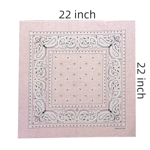 Image of Vamqor 100% Cotton 10 Pack Fine Bandanas