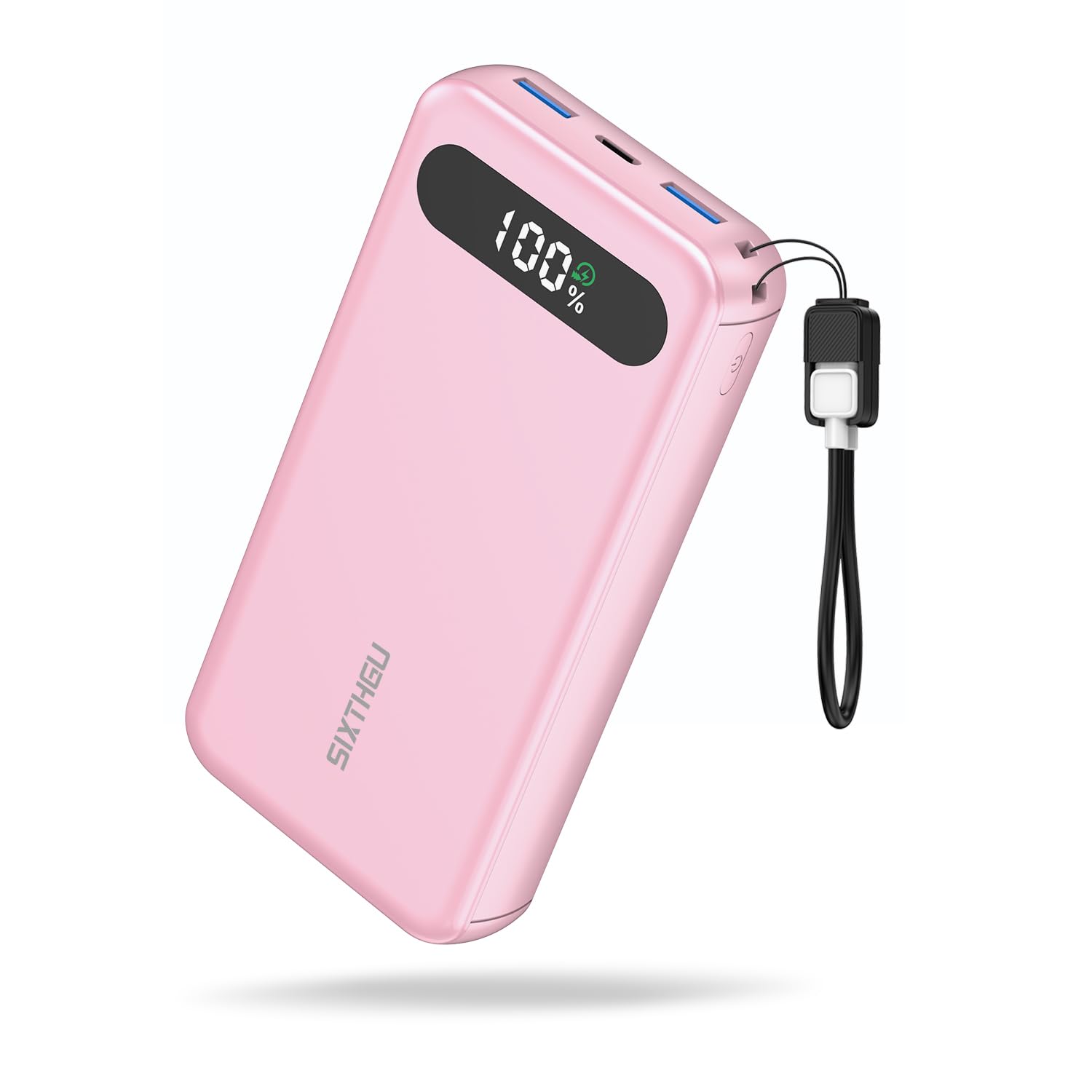 SIXTHGU Power Bank 20000mAh, PD 45W and QC 4.0 Fast Charging Portable Charger with 3 Outputs & 2 Inputs and USB C Cable, for iPhone 16/15/15 Pro/15 Pro Max/15 Plus, MacBook, Galaxy, and More.