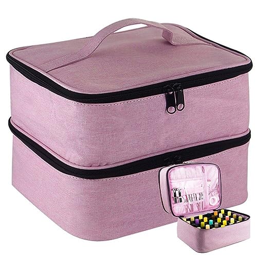 Caja de almacenamiento de esmalte de uñas antichoque para evitar roturas de botes 6