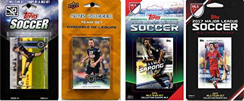 C&I Collectables MLS Philadelphia Union Men's 4 Different Licensed Trading Card Team Sets, White