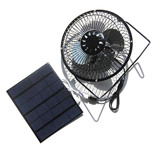 5 W 6 V panel słoneczny zasilany 15 cm mini wentylator do domu na zewnątrz chłodzenie powietrzem
