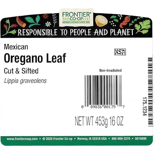 Frontier Co-op Mexican Oregano Leaf, 1lb Bulk Bag - Cut & Sifted - Dried Oregano Leaves, Ideal for Oregano Tea, Taco Seasoning & Mexican Food, Kosher image 5
