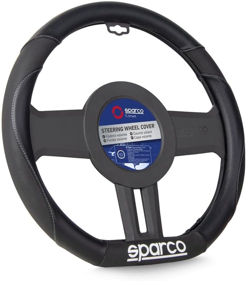 Sparco Steering Wheel Cover SPC - D-Type 37,5cm - compatible with Citroën/Peugeot/Renault/Toyota/Volkswagen