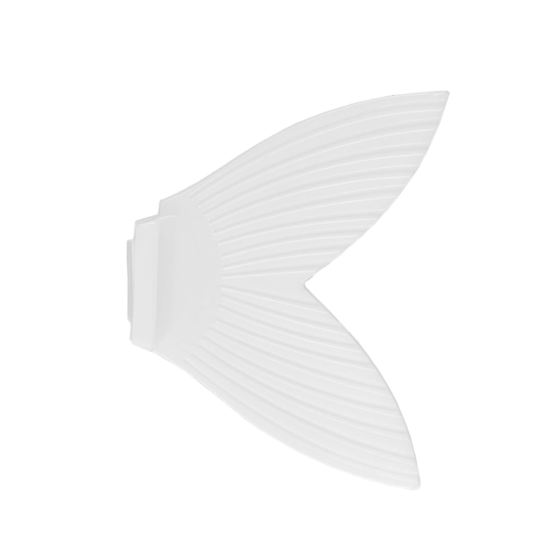 BUCCA BRAND 6" Trick SHAD Replacement Tails / 5 Pack/Pearl White