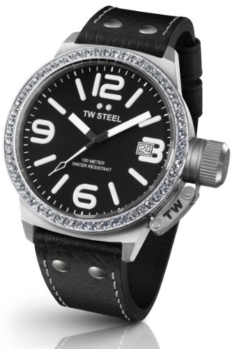 Montre TW Steel TW-37 Canteen Style pour homme et femme boîtier acier