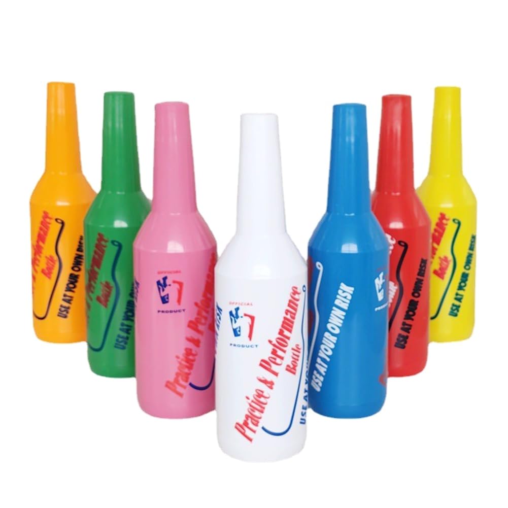 Swiixxer 7PCS Coloured Flair Bartender Bartending Practice Bar Pub Bottle Wine Cocktail Shaker