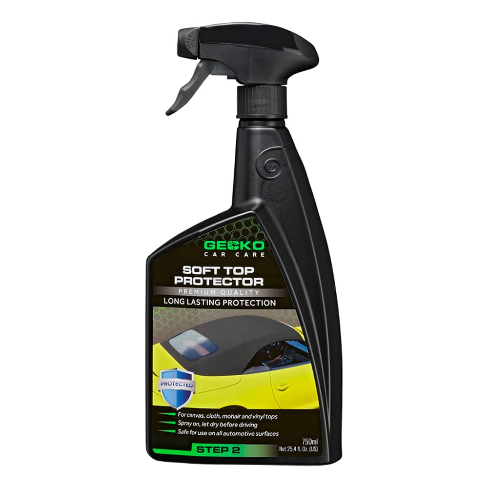 Gecko Soft Top Protector Step 2 750 ml, negro