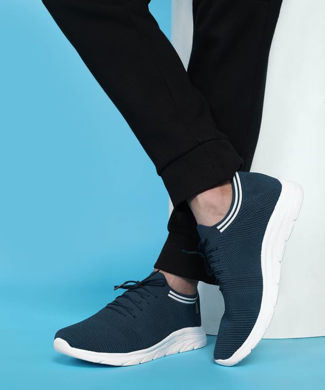 PARAGON K1217G Stylish Walking Shoes for Men | Comfortable Soft Cushioned Insole, Ankle Elastic for Easy Wear, Breathable Upper Material, Easily Washable Sports Shoes | Ideal for Everyday Use 3 519nHiLk2+L