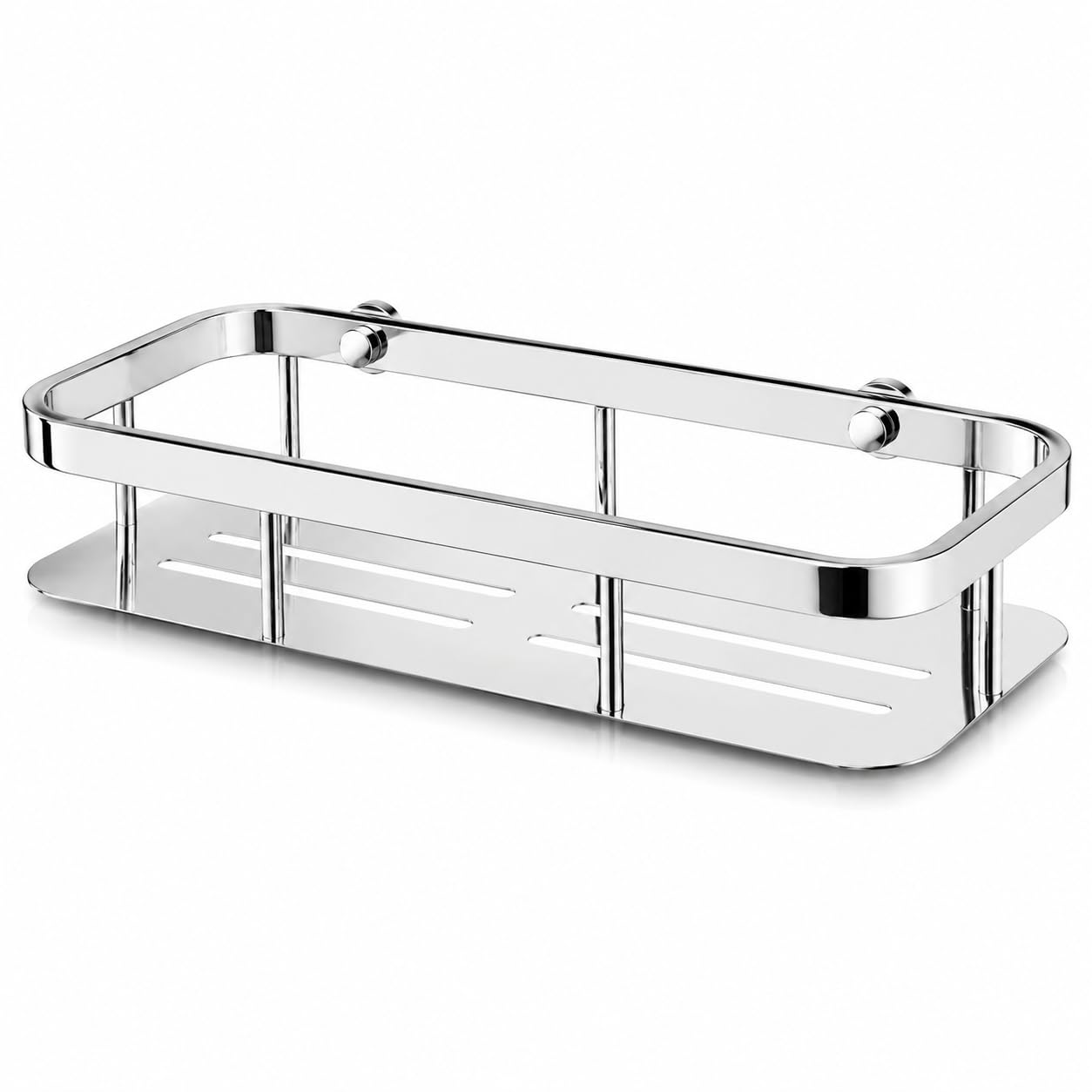 ZAP 304 Grade Stainless Steel Bathroom Shelf for Kitchen Wall Mount Chrome Finish Shelves for Bathroom & Kitchen Accessories (Single Layer)-image-29