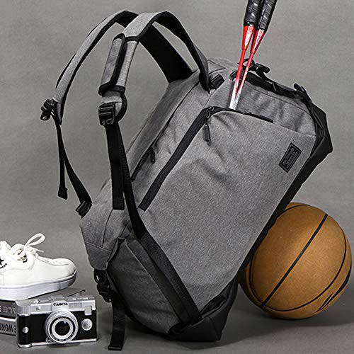 ITSHINY Sport Duffel tas, 50L Travel Duffel Bag, Gym Schoudertas, Reistas Unisex - 3 in 1 Ontwerp met Schoenen… - Image 3