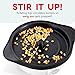Dash SmartStore® Stirring Popcorn Maker - Electric Popcorn Machine with Butter-Melting Tray & Clear Serving Bowl - Features Stirring Bar - 24 Cups, White