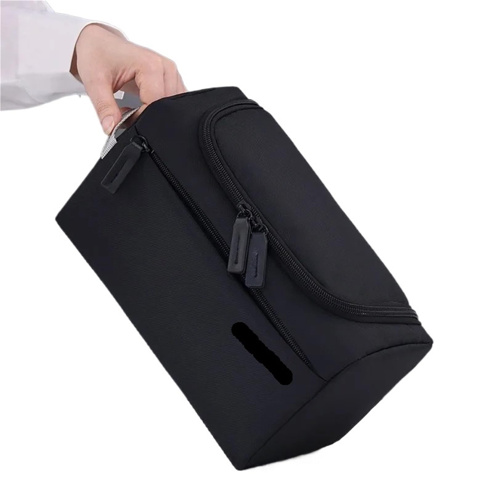 Trousse Uomo Borsa da toilette portatile, organizer for cosmetici for trucco uomo di grande capacità, essenziale for i viaggi(Blue 3pcs set)