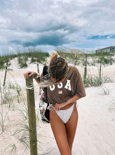 Image of Remidoo Oversized Graphic Tshirts for Women Casual Loose Fit Short Sleeve Tee