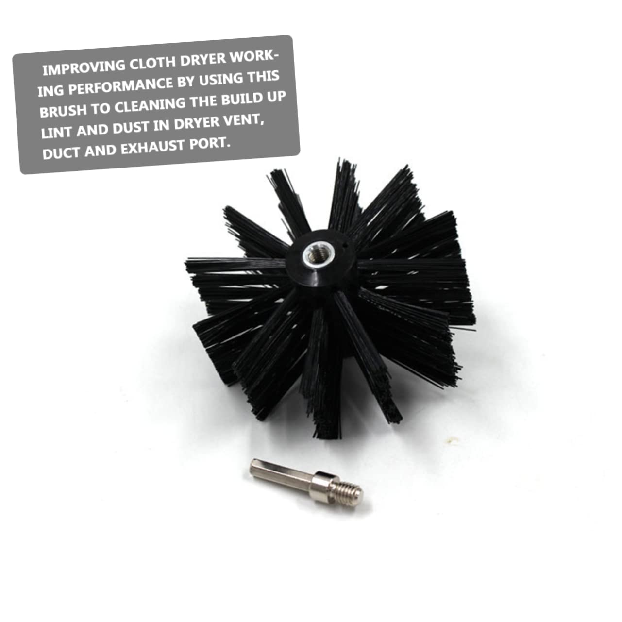 Garneck Scovolino Canne Fumarie in Nylon Manico in Legno, per Pulizia Condotti Asciugatrice e Riduzione Tempi di Asciugatura, Set 9 Aste Flessibili