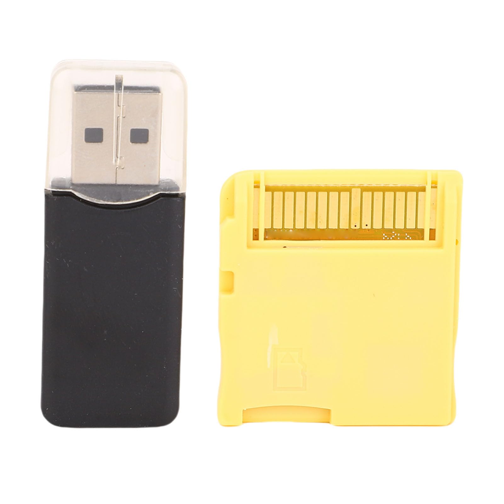 Aramox R4 DS Video Game Flash Memory Card with Reader, Flash Game Cards for NDS 2DS 3DS Console ASIC Chip Ranging from 4G to 128g (Gold)