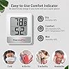 ThermoPro TP49 Digital Hygrometer Indoor Thermometer Humidity Meter Room Thermometer with Temperature and Humidity Monitor Mini Hygrometer Outdoor #2