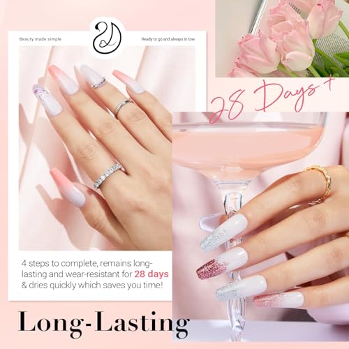 AZUREBEAUTY Dip Powder Nail Kit with Electric Nail Drill, 24 Colors Nude Pink Glitter Nail Powder Starter Kit with Dip Liquids Base Top Coat Activator Portable Manicure French Nail Art Essential Set3