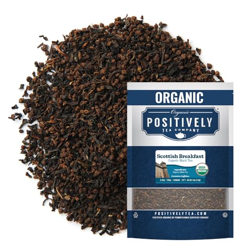 Image of Organic Positively Tea Company, Scottish Breakfast Black Tea, Loose Leaf, 4 Ounce