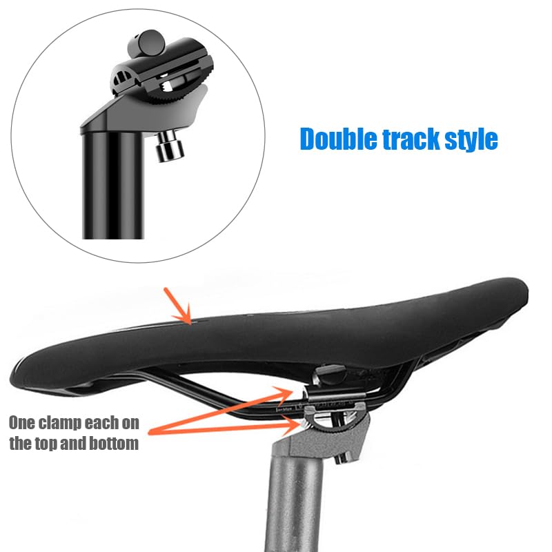 ZKSJFU Fahrradsattel für Cube Stereo Hybrid 140 Pro Stereo Hybrid 160, Fahrradsättel Herren/Damen Bequem Weich, StoßDämpfend Atmungsaktiv Fahrradsitz Für MTB, Trekking, City,B/Double Track Sport & Freizeit