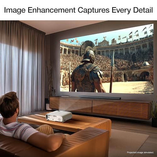 Image of Epson Home Cinema 980 3-Chip 3LCD 1080p Projector, 4,000 Lumens Color and White Brightness, Streaming /Gaming /Home Theater, Built-In Speaker, Auto Picture Skew, 16000:1 Contrast, 2 HDMI Ports (Renewed)