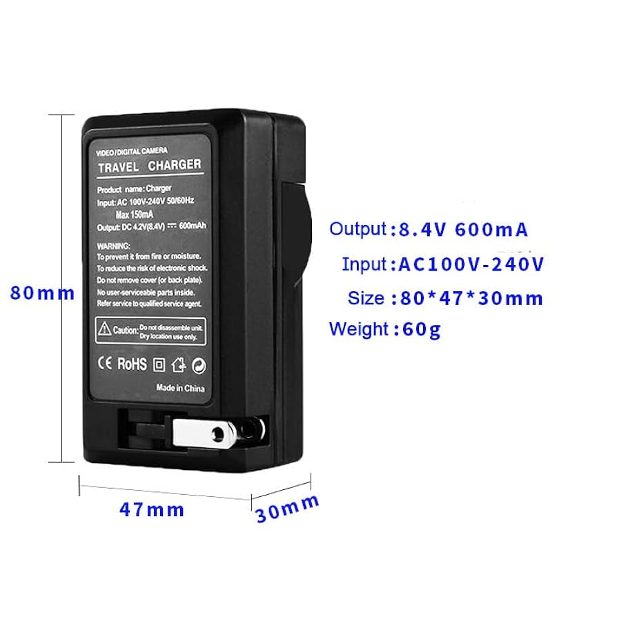 KWTOUL NB-5L Batterijlader Voor Canon IXUS & PowerShot Camera's