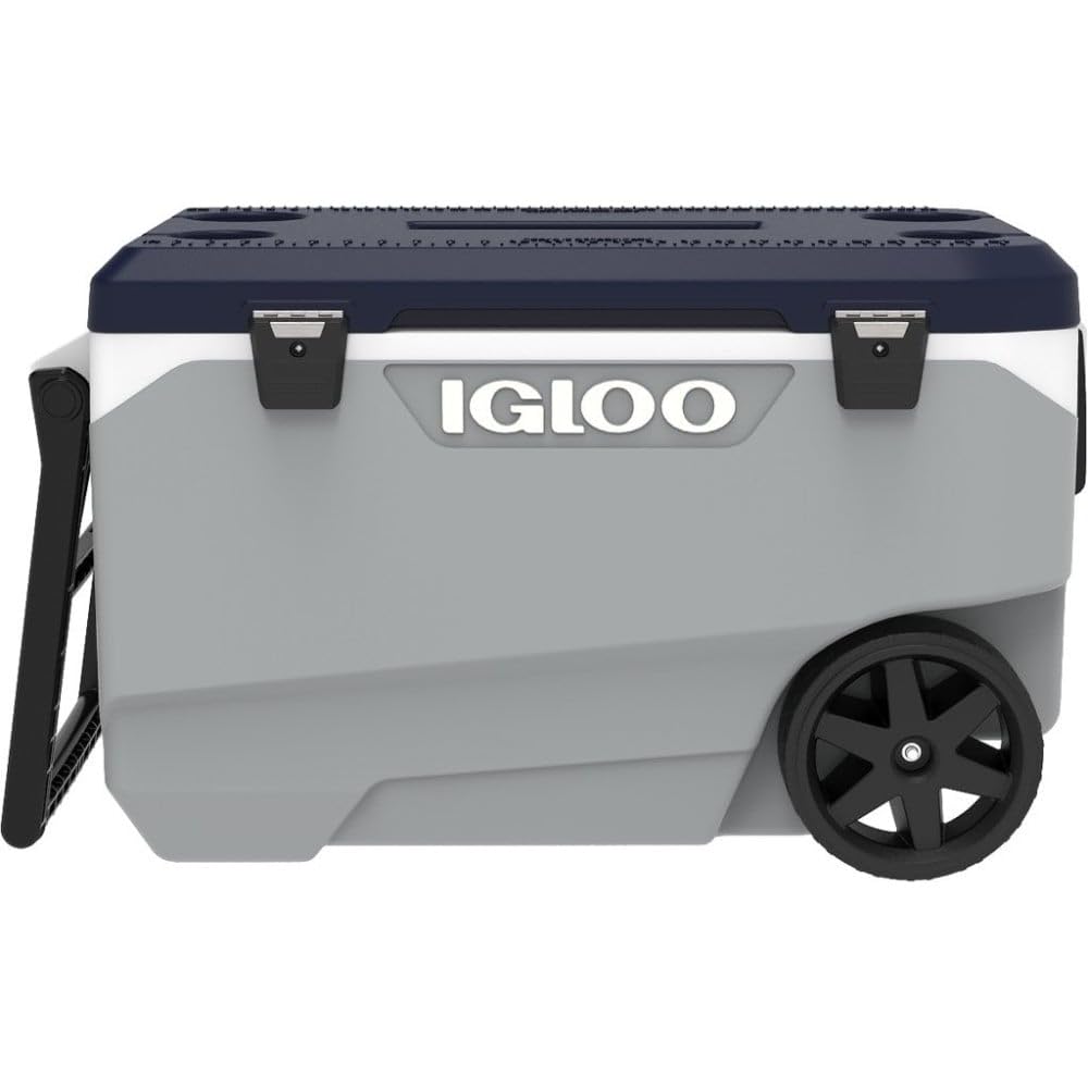 IGLOO Maxcold Latitude 90 Nevera portátil con Ruedas, 85 litros, Gris