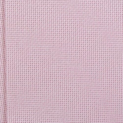 Image of KCS 12 inch x 59 inch (30cmx 149cm) 18CT Counted Cotton Aida Cloth Cross Stitch Fabric (Pink)