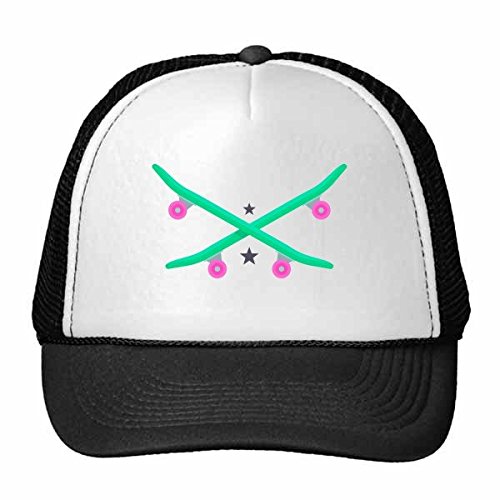 Gorra de béisbol rosa transpirable con visera solar para niños activos