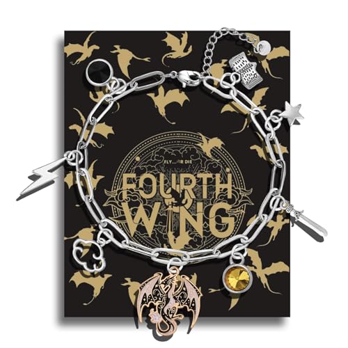 MAOFAED Fantasy Dragon Bracelet for Book Lover, Fantasy Reader Gift, Bookish Merch