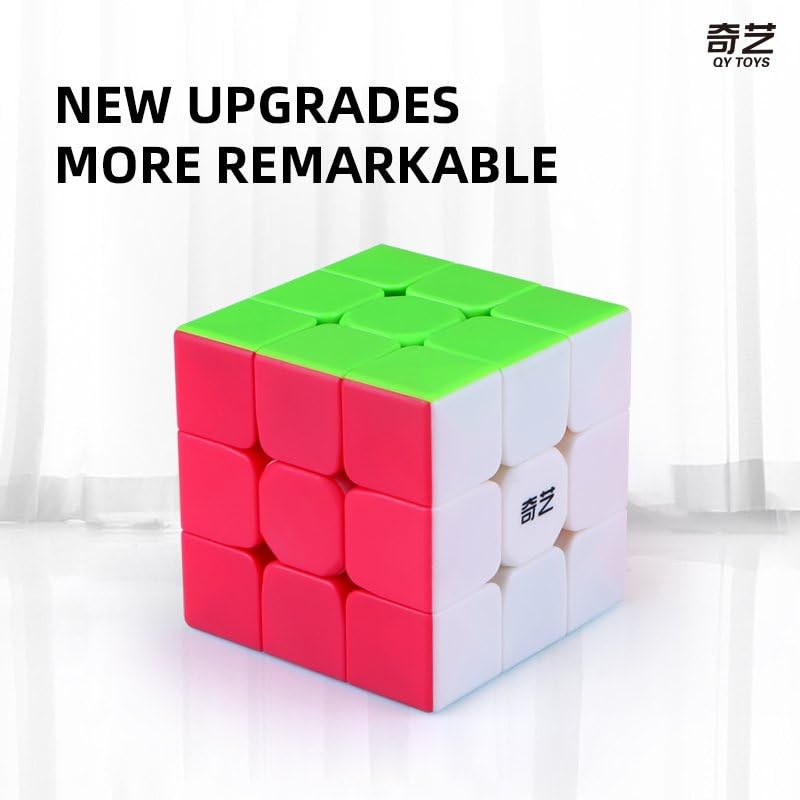 Logica Giochi - Cubo Magico 3x3 Warrior S - Senza Adesivi - Cubo veloce e economico - Per speedcubers - Giochi intelligenti