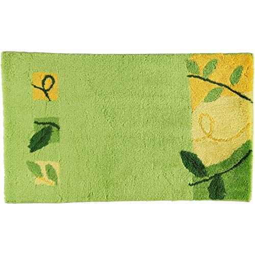 Meusch Bath mat Idyll 70x120cm in Palm Green, Polyacrylic 70 x 120 x 2 cm