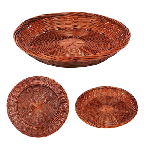Juego de 6 portaplatos de bambú trenzado 10 pulgadas miniatura 3