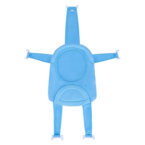 Red de soporte para asiento de baño, cojín flotante para recién nacido, para bañera infantil, malla de ducha, soporte de tubo de baño ajustable, 5