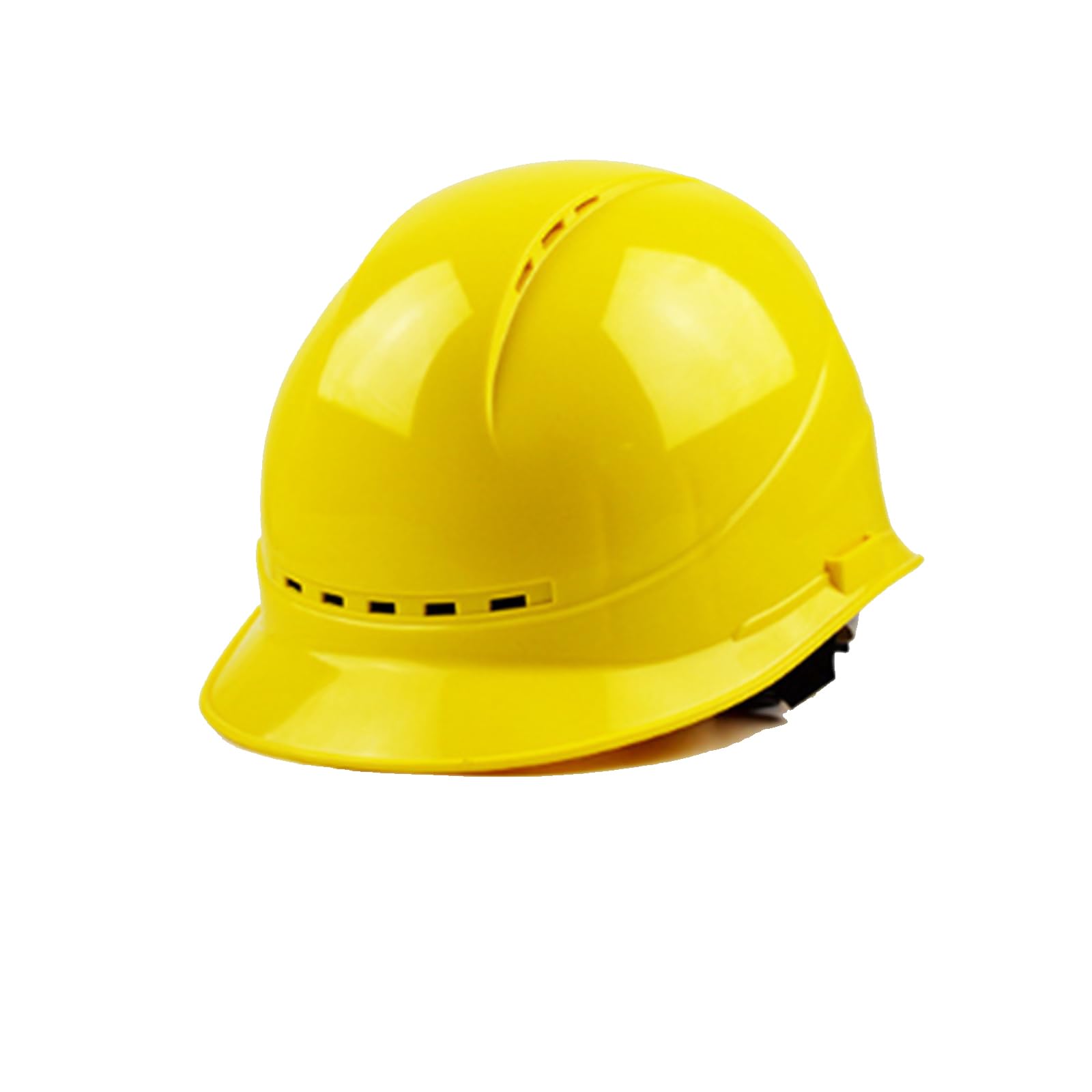 MACHSWON Hard Hat Yellow ABS Safety Helmet Electrician Labor Protection European Style Breathable Thick Protective Helmet Industrial Hardhats for Building Construction and Work Sites