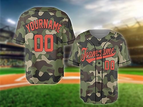 Custom Baseball Jersey Tropical Button Down Short Sleeve Shirt- Personalized Team Sports Uniforms for Men Women Set 02 miniatura 3