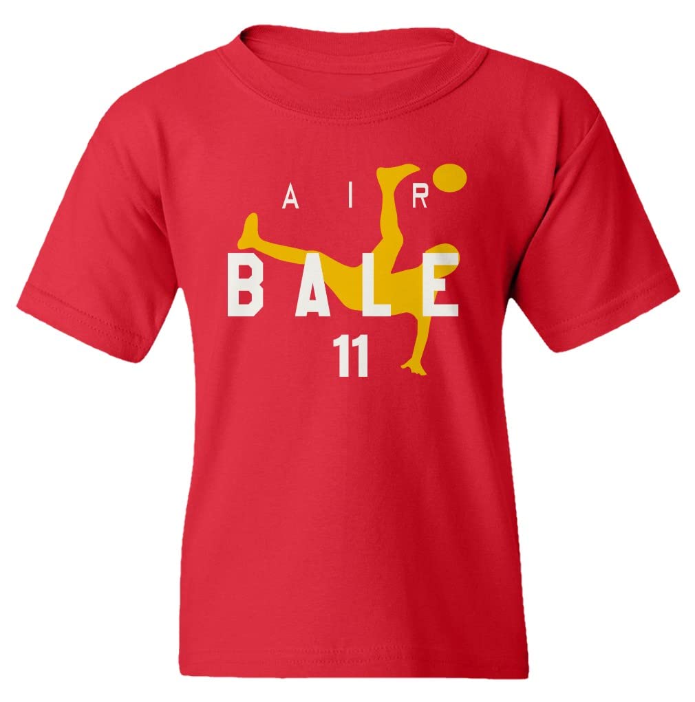 KING THREADS Wales Soccer Player Air Bale Youth Tee Unisex T-Shirt