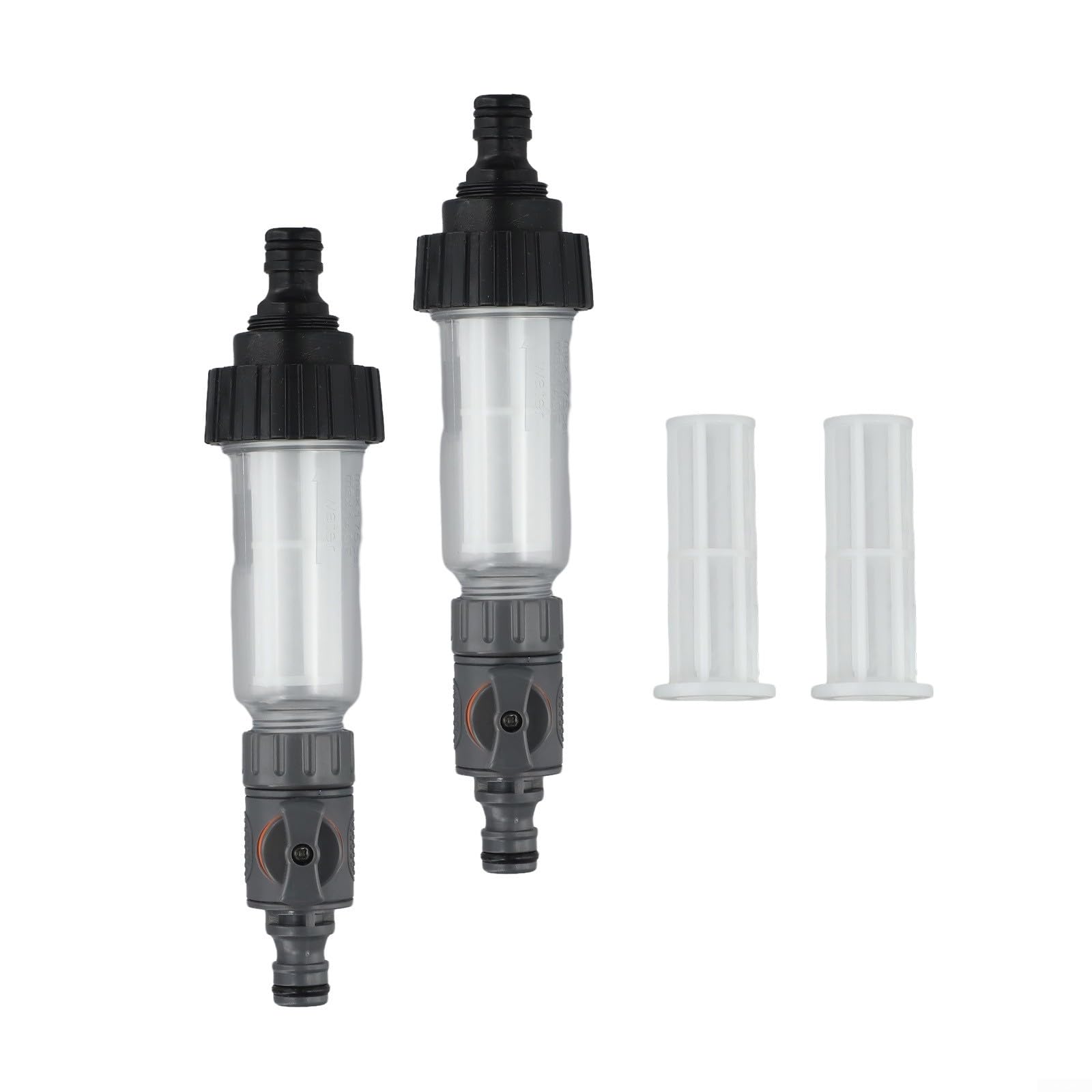 Aprilsunnyzone 2 Pcs Inline Water Hose Filters,12 Inch Adapters,34 Inch Connection Thread,0.15 Mm Strainers,For Motorhome Garden Pressure Washer