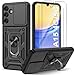 Guisessy für Samsung Galaxy A15 5G / 4G Hülle, für Samsung A15 Handyhülle Kameraschutz Slide Camera und 2 Stück Schutzfolie, Drehbarer Fingerring Ständer Militärqualität Schutzhülle - Schwarz Baby,Schwarz günstig Kaufen-Guisessy für Samsung Galaxy A15 5G / 4G Hülle, für Samsung A15 Handyhülle Kameraschutz Slide Camera und 2 Stück Schutzfolie, Drehbarer Fingerring Ständer Militärqualität Schutzhülle - Schwarz