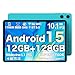 TECLAST P30 タブレット 10インチ wi-fiモデル、Android 15 タブレット 10インチ 12GB+128GB+1TB拡張、アンドロイド15 タブレット 8コアCPU T606、Widevine L1 タブレット android、6000mAh+USB-C+GMS認証+5G WiFi+BT5.0+TDDI IPS 画面+OTG+無線投影+顔認識+説明書付属、オンライン授業