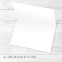 Vista 3 de Hadley Designs 24 tarjetas de agradecimiento, sobres, nota de agradecimiento funeral de duelo vegetal, suministros de gratitud de condolencia