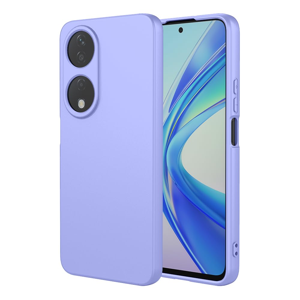 Liquid Silicone Case Compatible with Honor X7b, Gel Rubber Full Body Protection Shockproof Cover Case Drop Protection Cases for Honor X7b (C)