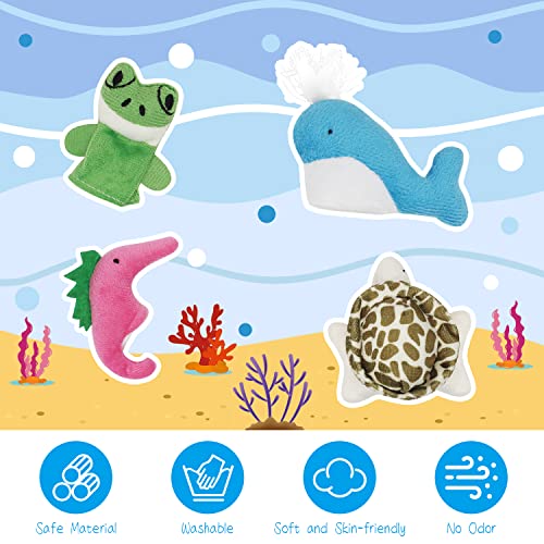15 Stücke Niedliche Tierchen Fingerpuppen 4 Themen aus Zoo, Bauernhof, Haustier und Meer Weich Kleinen Puppen Spielzeug Geschenk für Kinder