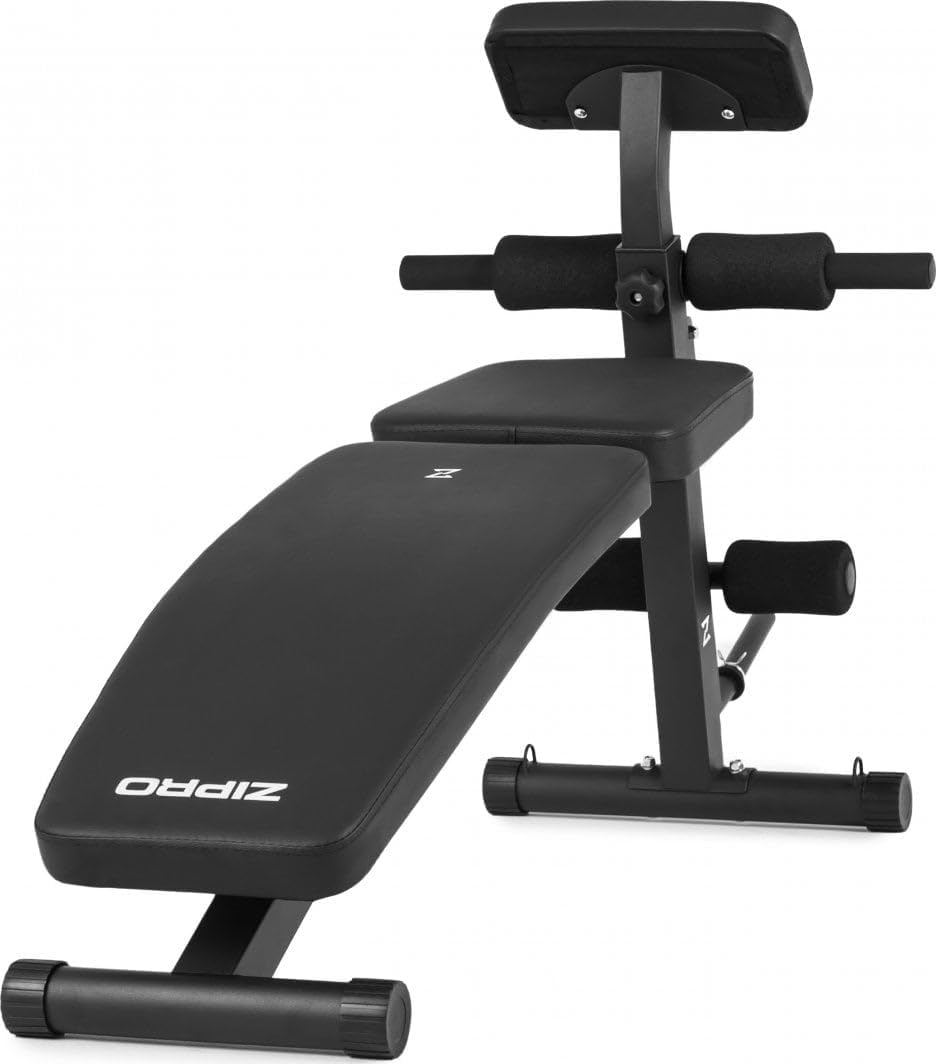 Zipro Uniseks 11926645 Тренажерная скамья, черная, до 230 кг