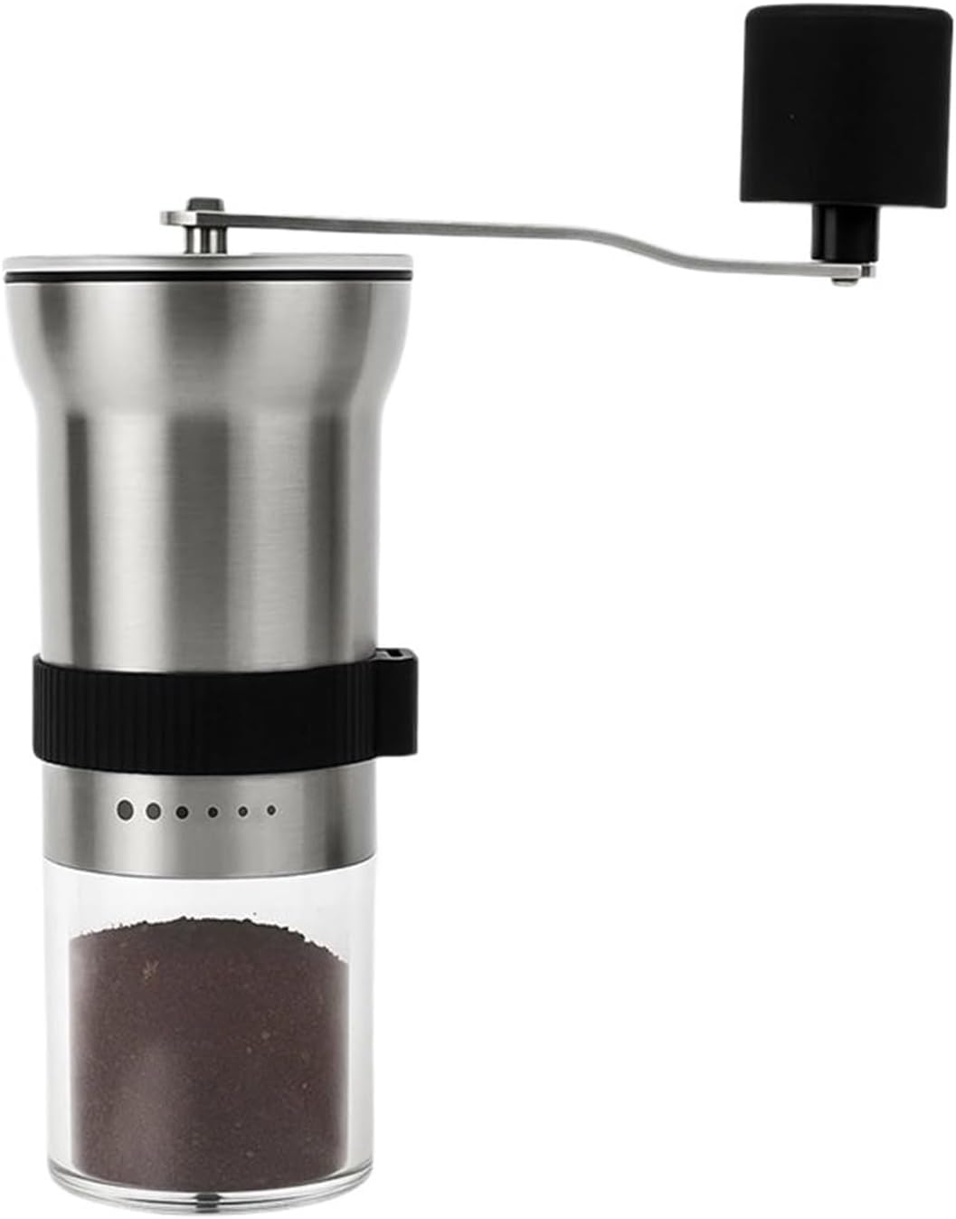 Manual Coffee Grinder With Stainless Steel Burr - 1.12Oz Capacity Handheld Mill Drip Cold Brew