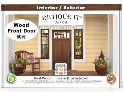 Retique It Wood Finish Front Door Kit – GO Beyond Faux Wood with Paint